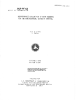 Performance Evaluation of Data Modems for the Aeronautical Satellite Channel