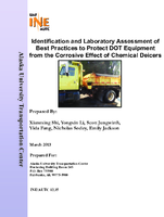 Identification and Laboratory Assessment of Best Practices to Protect DOT Equipment from the Corrosive Effect of Chemical Deicers FHWAWARD 7961