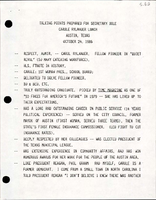 Talking Points Prepared for Secretary Dole Carole Rylander Lunch