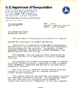 US Department of Transportation news Office of Assistant Secretary for Governmental and Public Affairs UMTA 1879 DOT Offers Bus Driver Instructor Training