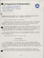 Remarks Prepared for Delivery by US Secretary of Transportation Brock Adams to Transportation Week Luncheon