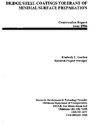 Bridge Steel Coatings Tolerant of Minimal Surface Preparation