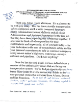 Deputy Secretary of Transportation Mortimer Downey Speeches March 1999