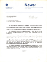 DOT Announces Transit Computer System Workshop