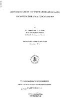 Determination of Prefabricated Line Lengths for CAA Localizers
