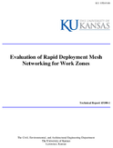 Evaluation of Rapid Deployment Mesh Networking for Work Zones
