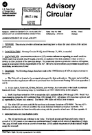 AC 396R Announcement of Availability of Summary of Airworthiness Directives