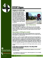 Stop Signs Issue Briefs vol 4