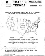 Traffic Volume Trends October 1991