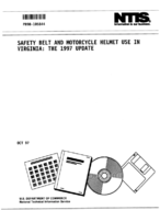 Safety belt and motorcycle helmet use in Virginia  the 1997 update