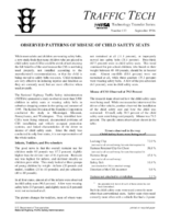 Observed Patterns of Misuse of Child Safety Seats