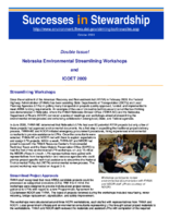 Successes in Stewardship  Double Issue  Nebraska Environmental Streamlining Workshops and ICOET 2009