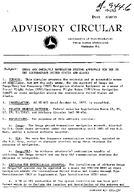 AC 20101A Omega and OmegaVLF Navigation Systems Approvals for Use in the Conterminous United States and Alaska
