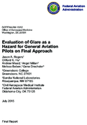 Evaluation of Glare as a Hazard for General Aviation Pilots on Final Approach