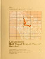 Final Environmental Impact Statement Los Angeles Rail Rapid Transit Project Metro Rail