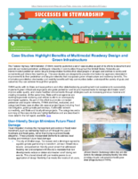 Successes in Stewardship  Case Studies Highlight Benefits of Multimodal Roadway Design and Green Infrastructure