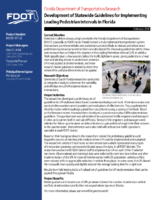Development of Statewide Guidelines for Implementing Leading Pedestrian Intervals in Florida Summary