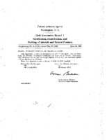 CAM 1 Supplement No 5  CAM 1 Dated Dec 15 1959 Provisional Certification And Operation Of Aircraft