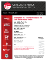 Development of a socketed foundation for cable barrier posts  phase I