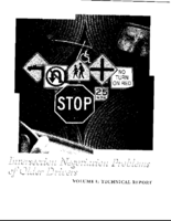 Intersection Negotiation Problems of Older Drivers Volume 1