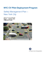 NYC CV Pilot Deployment  Safety Management Plan  New York City