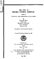 The Type III Portable Pictorial Computer