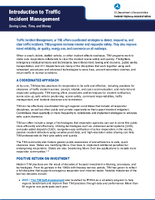Introduction to Traffic Incident Management Saving Lives Time and Money