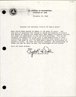 Message for National Council of Jewish Women