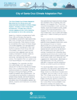 Case Study City of Santa Cruz Climate Adaptation Plan