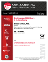 Crash analysis of I64 closure in St Louis county