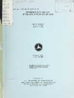 Crashworthiness Analysis of the UMTA StateoftheArt Cars