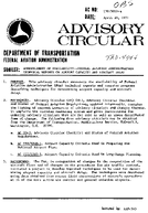 AC 15050604 FAA Technical Reports on Airport Capacity and Aircraft Delay