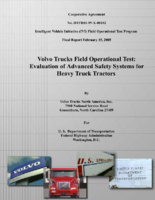 Volvo Trucks Field Operational Test Evaluation of Advanced Safety Systems for Heavy Truck Tractors