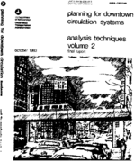 Planning for Downtown Circulation Systems Volume 2 Analysis Techniques