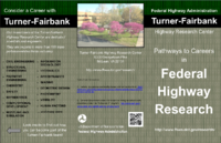 Pathways to Careers in Federal Highway Research  brochure