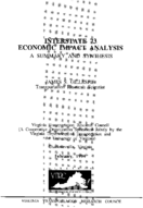 Interstate 73 economic impact analysis  a summary and synthesis
