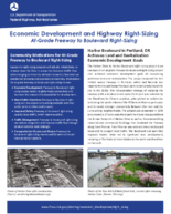 Economic Development and Highway RightSizing AtGrade Freeway to Boulevard RightSizing