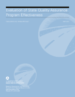 Evaluation of State Quality Assurance Program Effectiveness