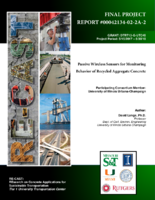 Passive Wireless Sensors for Monitoring Behavior of Recycled Aggregate Concrete