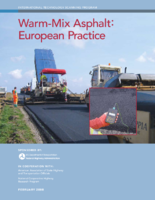Warmmix asphalt  European practice