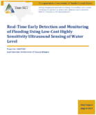 RealTime Early Detection and Monitoring of Flooding Using LowCost Highly Sensitivity Ultrasound Sensing of Water Level