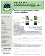 Optimizing Aggregate Gradation To Reduce Concretes Permeability Research Project Capsule 222C
