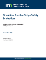 Sinusoidal Rumble Strips Safety Evaluation