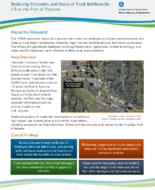 Reducing Emissions and Noise at Truck Bottlenecks I5 at the Port of Tacoma