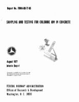 Sampling and testing for chloride ion in concrete
