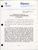 Remarks Prepared for Delivery by Secretary of Transportation Elizabeth Hanford Dole at the Northeastern University Commencement Address