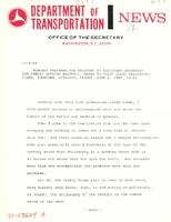 Speeches by Walter L Mazan Assistant Secretary for Public Affairs 1969