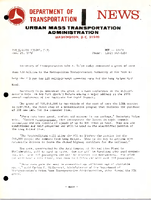 Department of Transportation News Urban Mass Transportation Administration DOT 13670