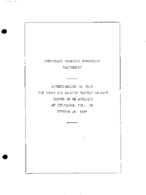 Interstate Commerce Commision Report of the Accident  Investigation Occuring on the TEXAS AND PACIFIC RAILWAY JEFFERSON TX