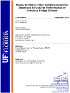 Macro Synthetic Fiber Reinforcement for Improved Structural Performance of Concrete Bridge Girders